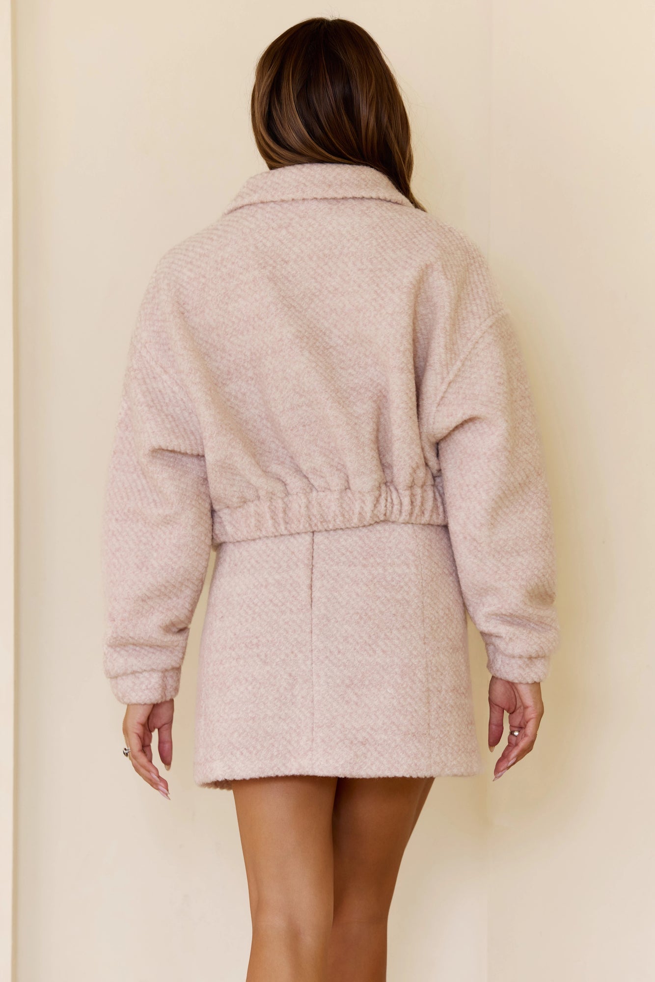Snowy Starlet Jacket Blush