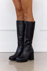 Mystery Boots Black Leather