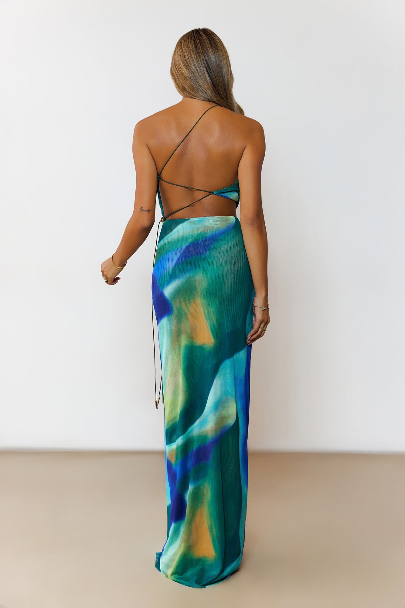 Tidal Wave Maxi Dress Multi