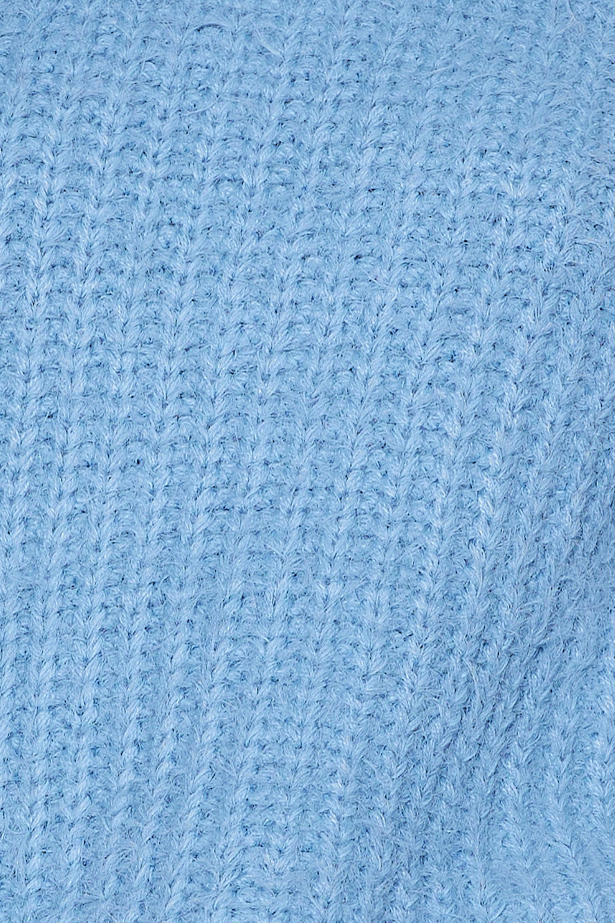 Dreamy Knitted Sweater Blue