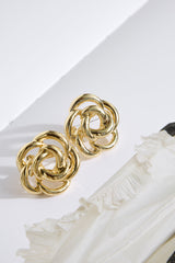 Wild And Free Earrings Gold
