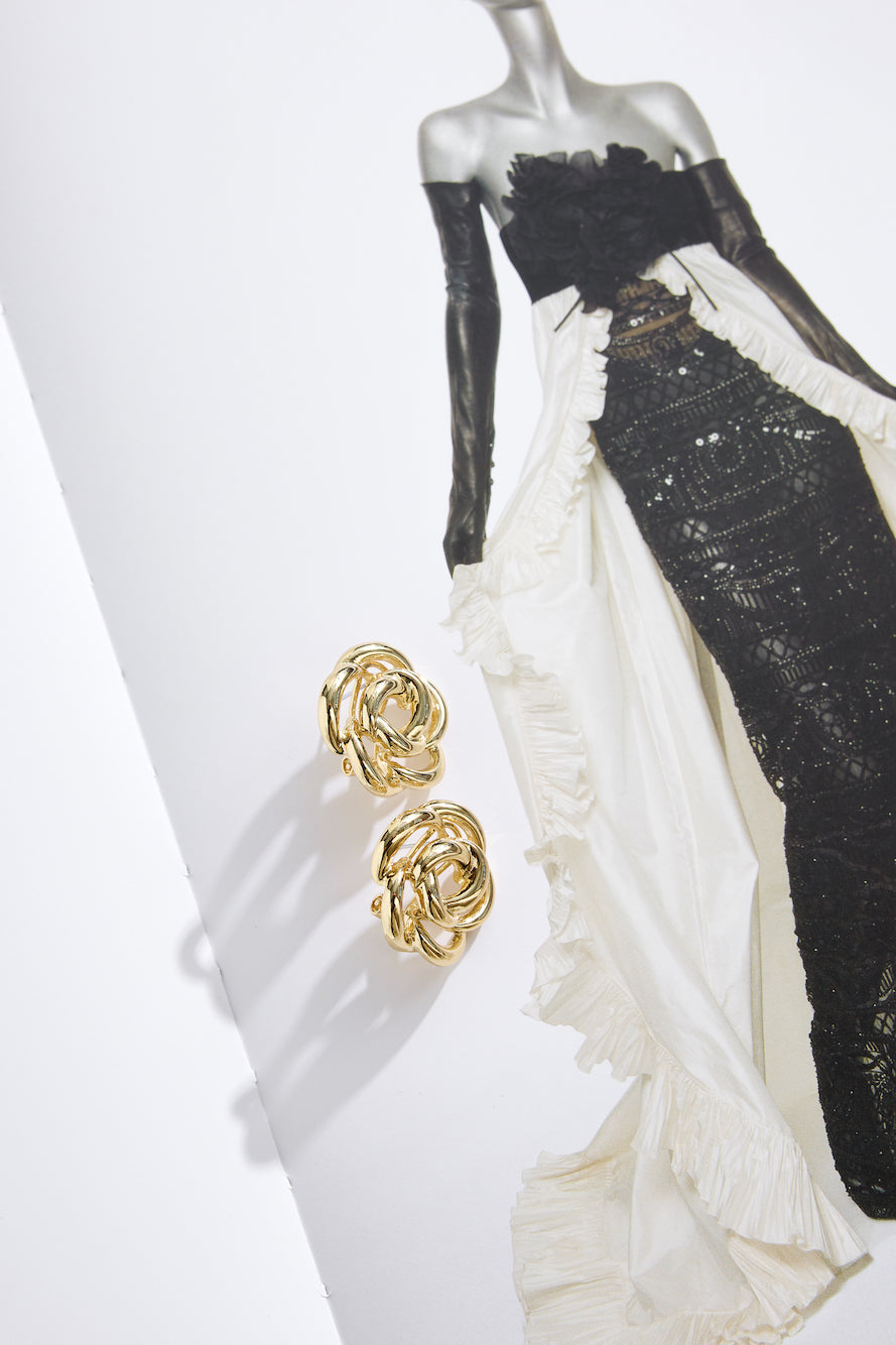 Wild And Free Earrings Gold