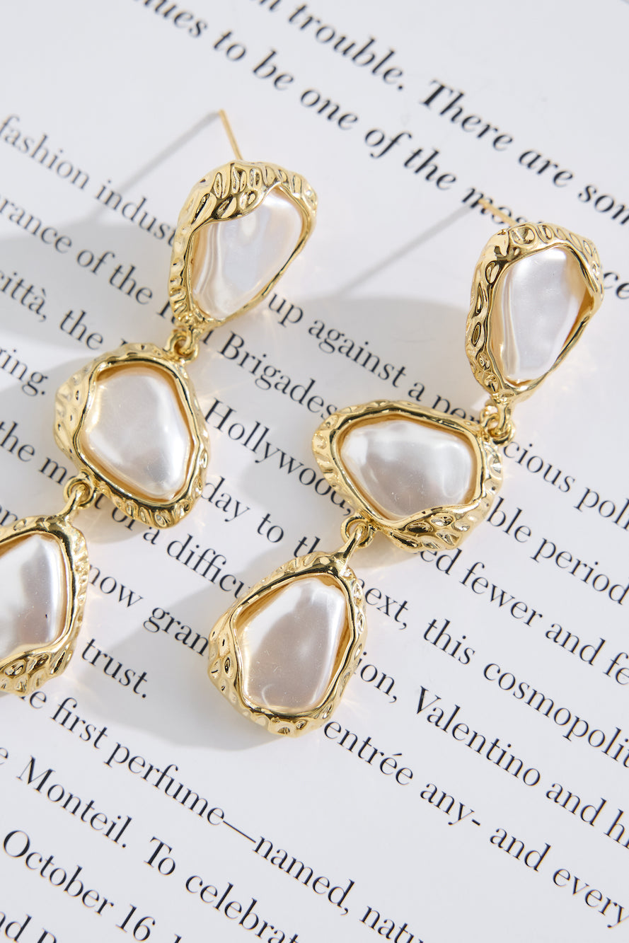 18k Gold Plated Liquid Love Earrings Gold