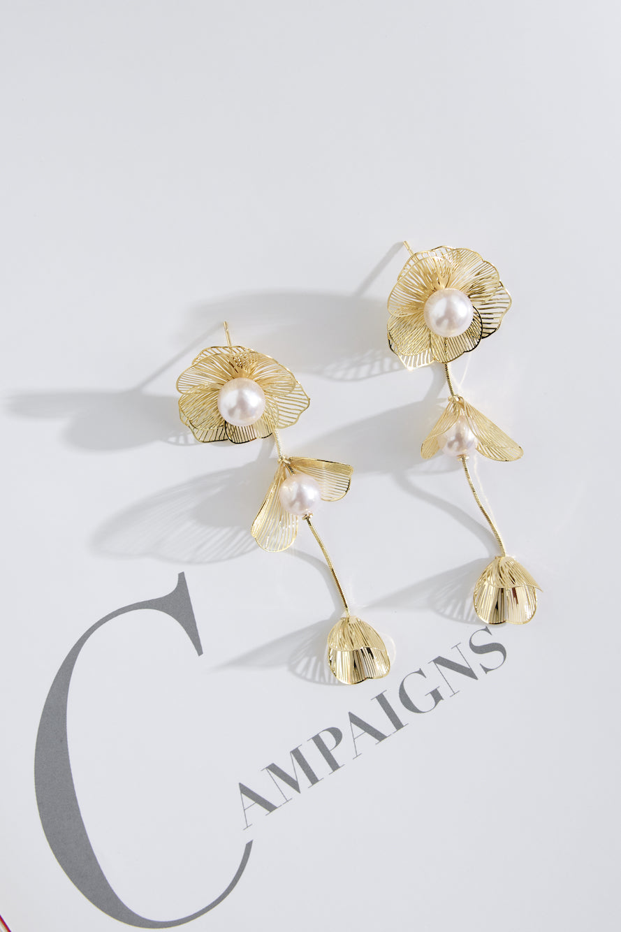 Nectar Earrings Gold