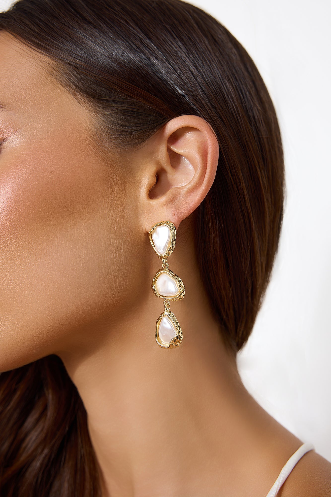 18k Gold Plated Liquid Love Earrings Gold