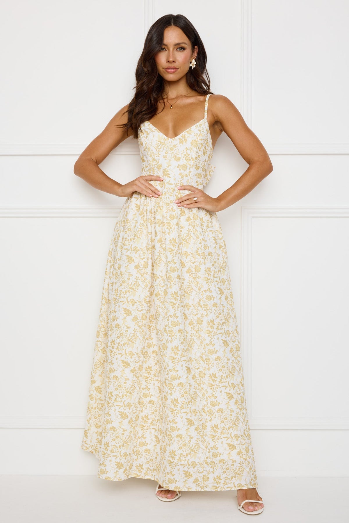 Waking Sun Maxi Dress Yellow