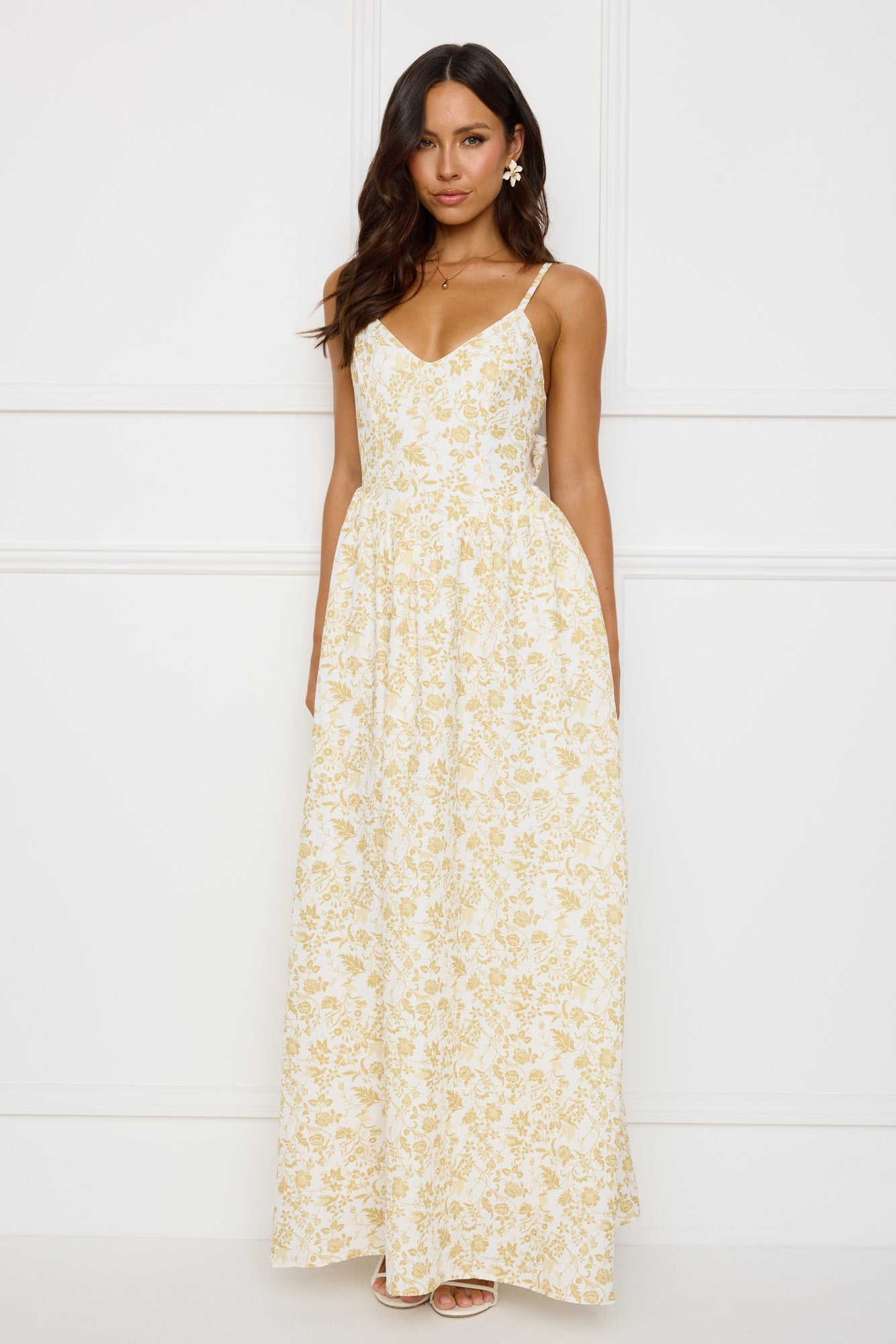 Waking Sun Maxi Dress Yellow