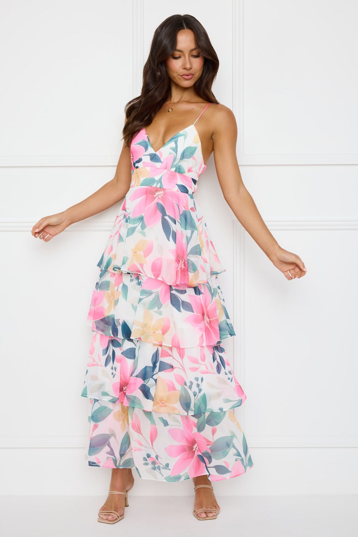 Soft Sophistication Maxi Dress Pink