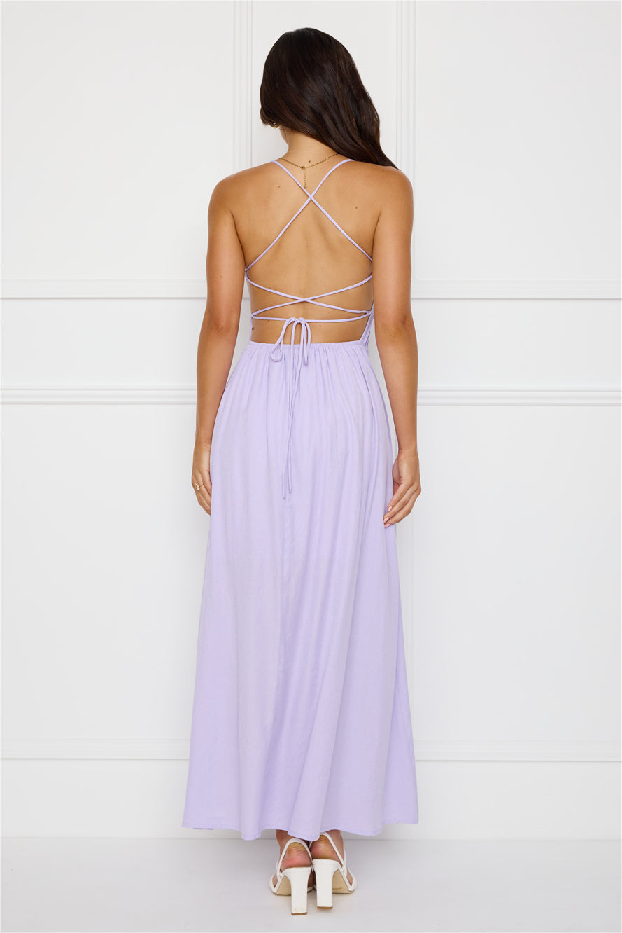 Discover Yourself Maxi Dress Lilac