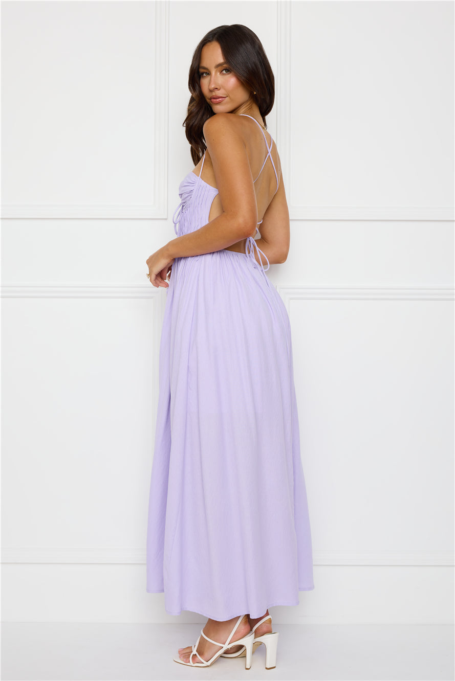 Discover Yourself Maxi Dress Lilac