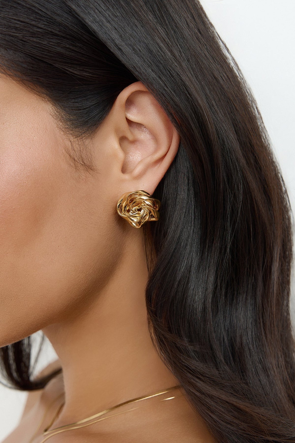 Roses Like You Earrings Gold