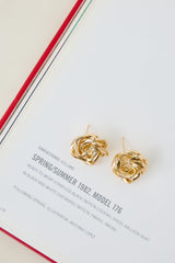 Roses Like You Earrings Gold