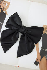 Perfect Bow Hair Clip Black