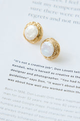 Sorelle Seas Earrings Gold
