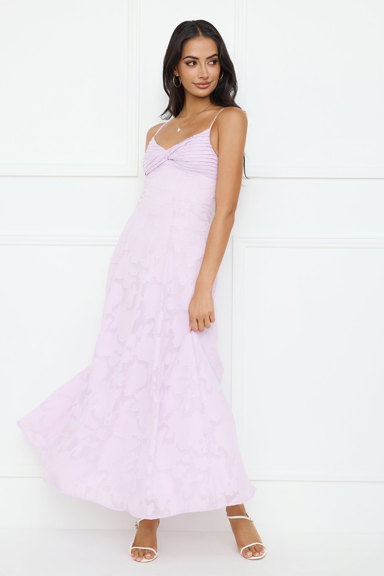 Pine Blossom Maxi Dress Lilac