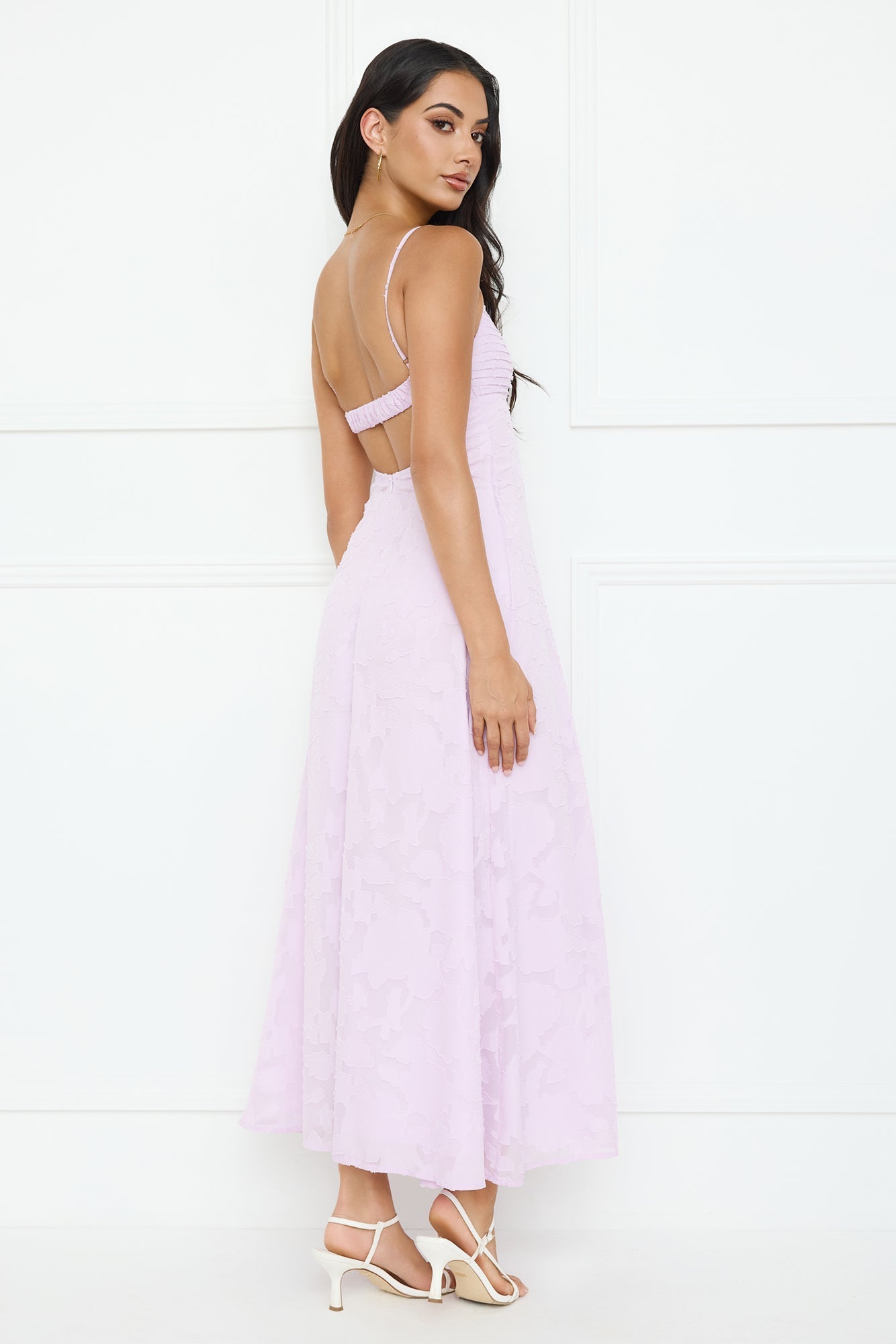 Pine Blossom Maxi Dress Lilac