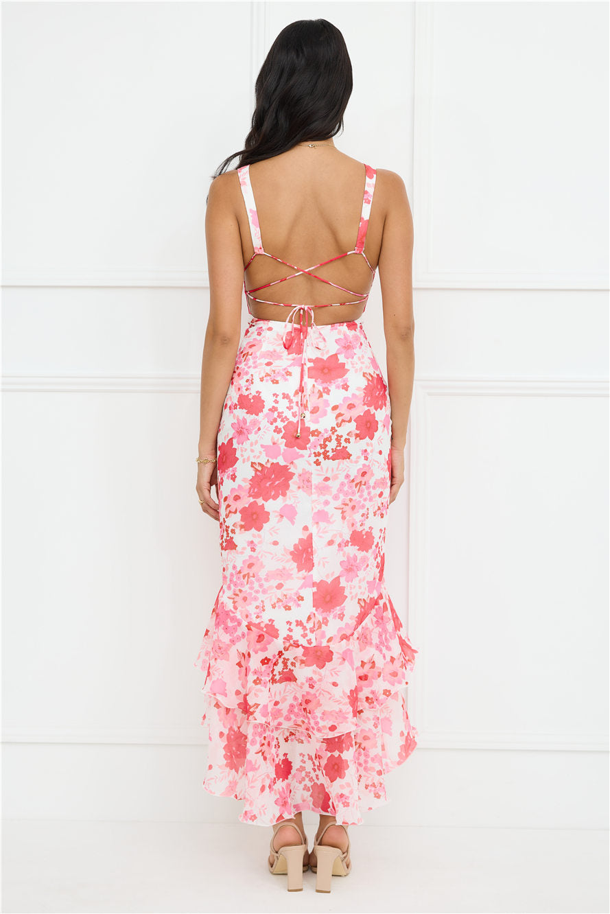 Wild In Wonder Maxi Dress Pink