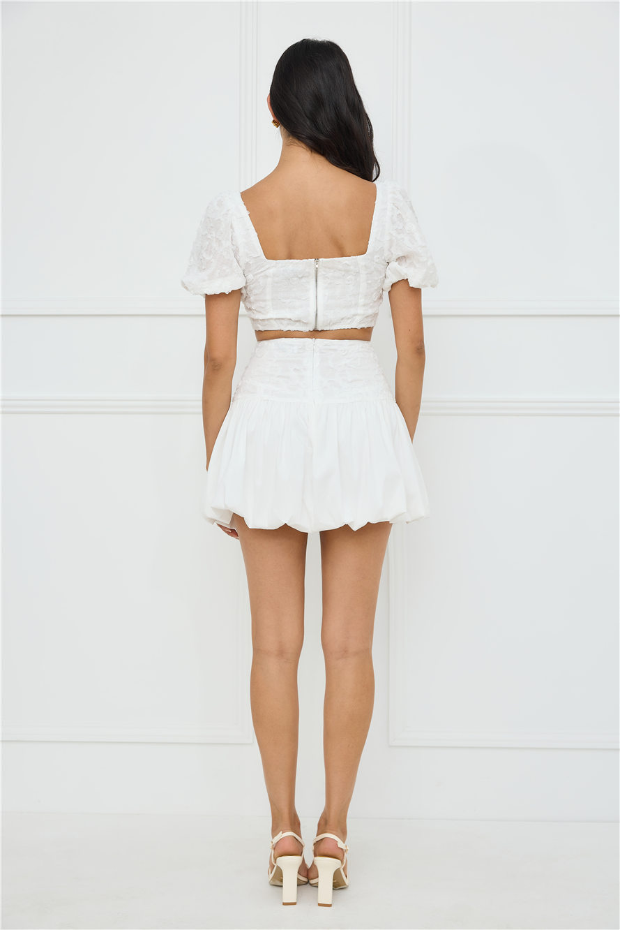 Tangerine Tease Set White