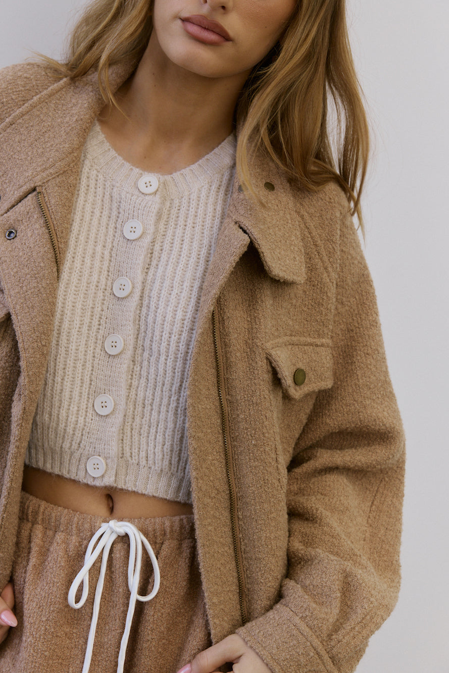 Winter Whimsy Jacket Caramel