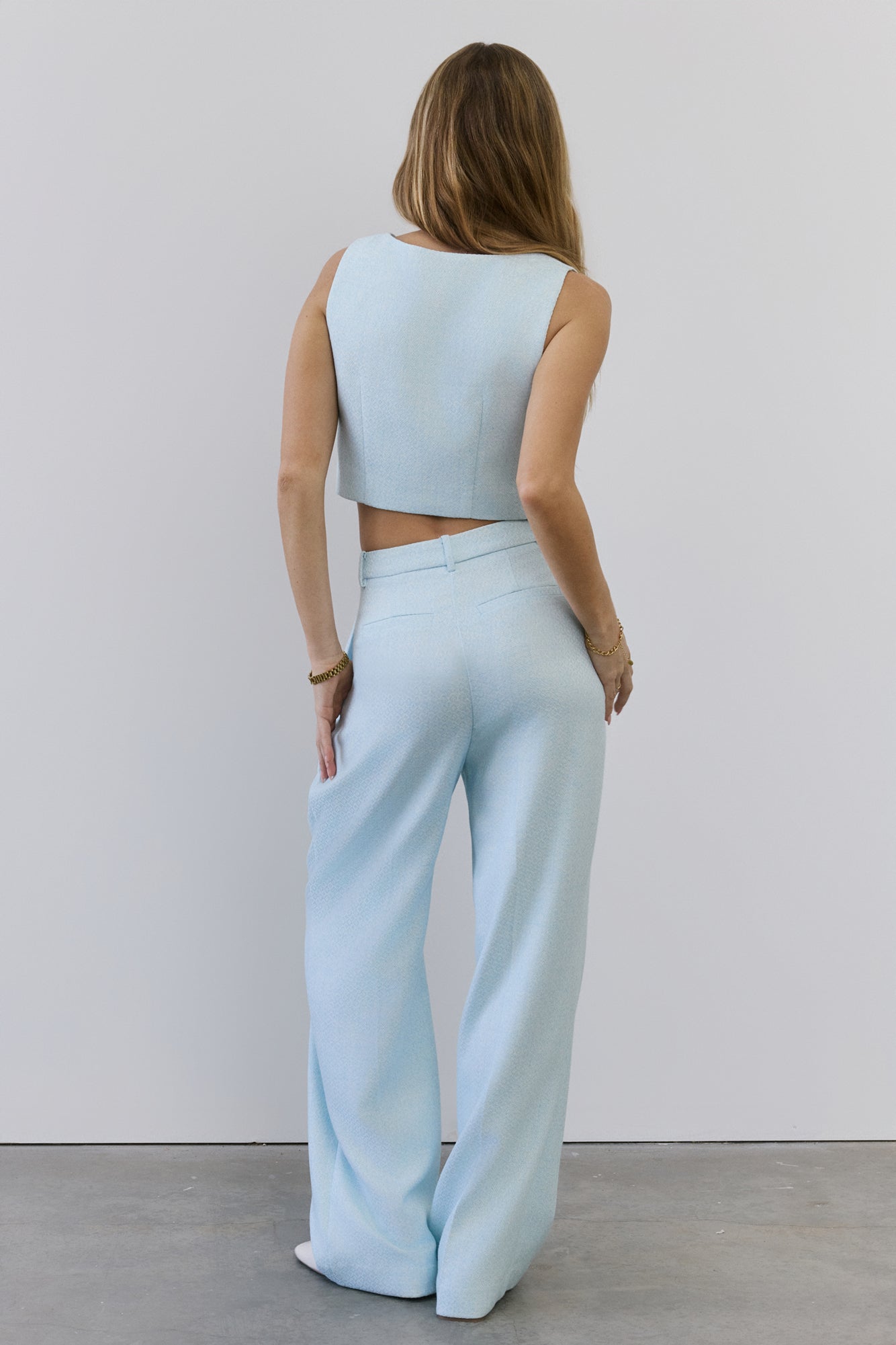 Power Dressing Tailored Pants Blue