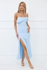 The Icon Issue Maxi Dress Blue