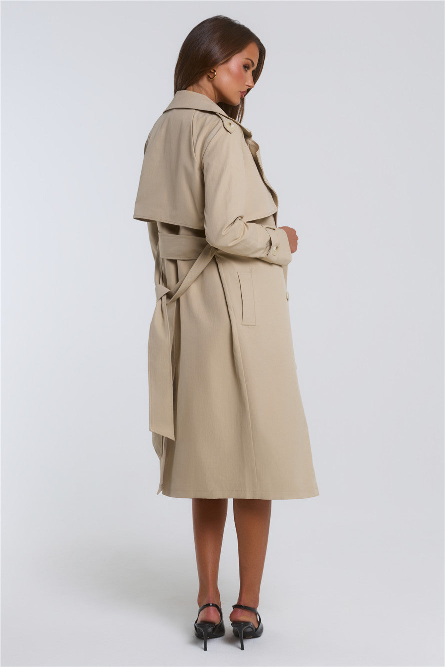 Piccadilly Trench Coat Beige