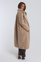 Plushé Faux Fur Coat Latte