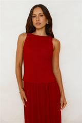 Nahla Top Cherry
