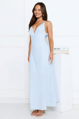 Soft Moonbeam Maxi Dress Blue