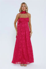 Flirt With Fire Maxi Dress Pink