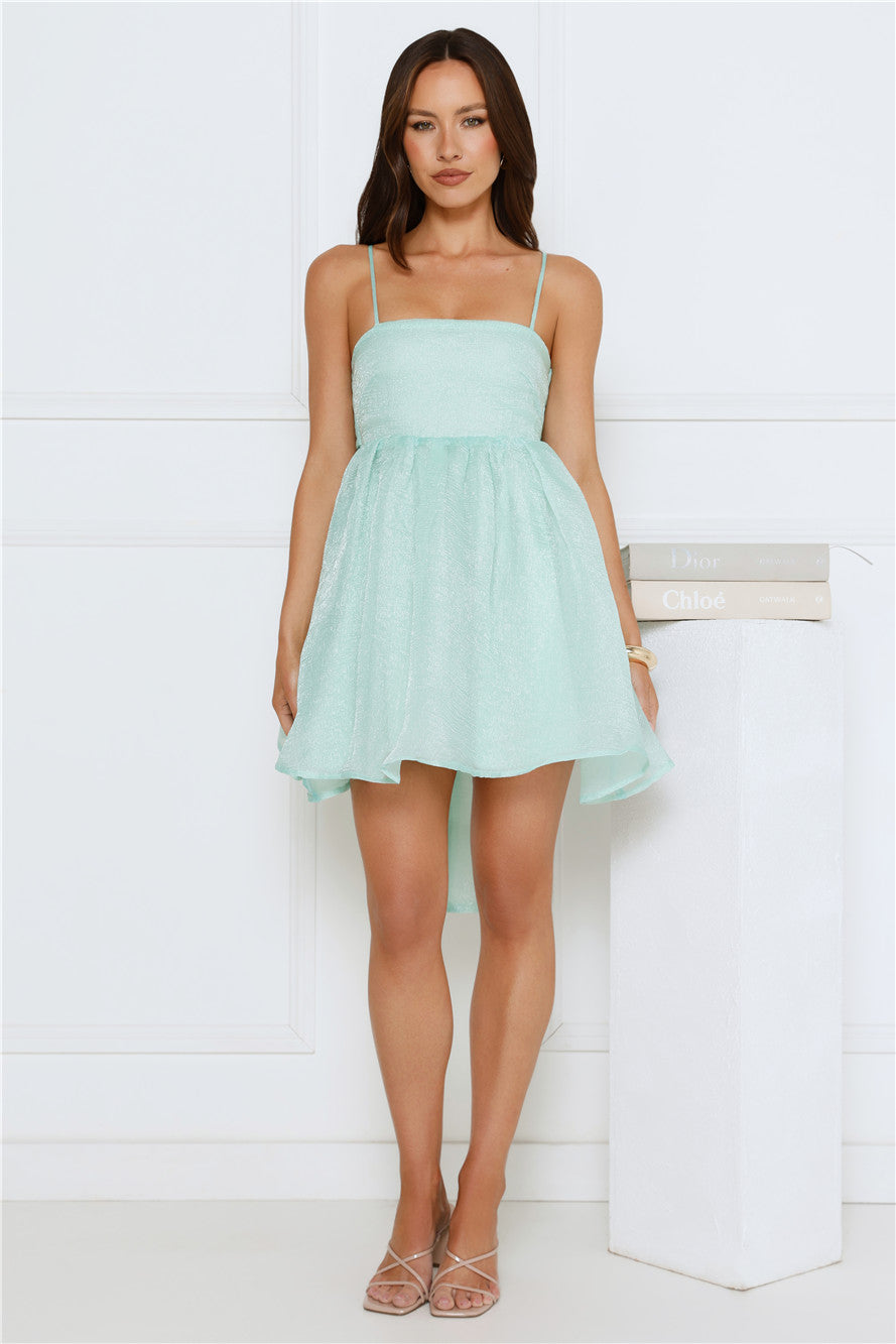 Magical Secret Mini Dress Mint