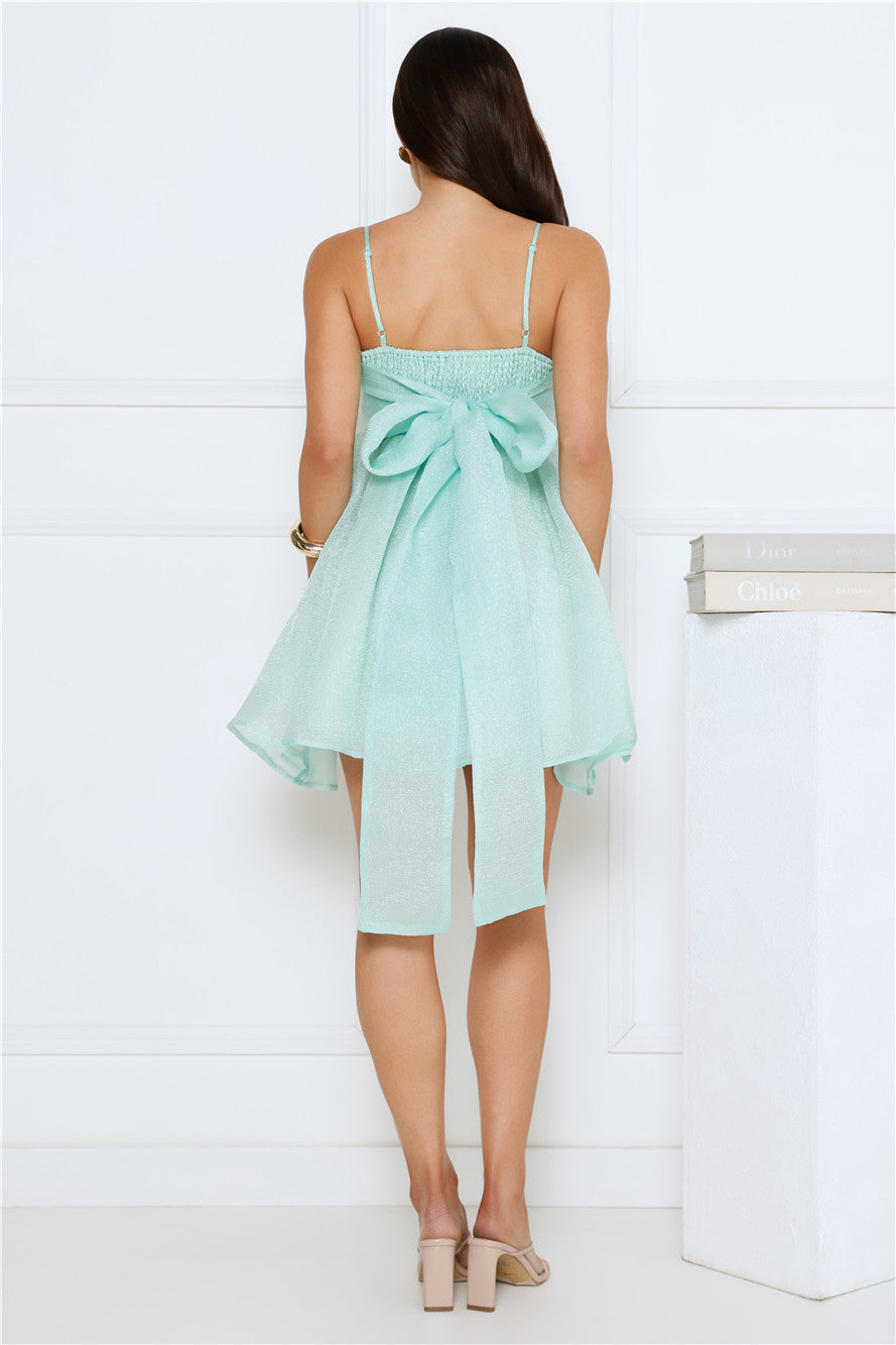 Magical Secret Mini Dress Mint