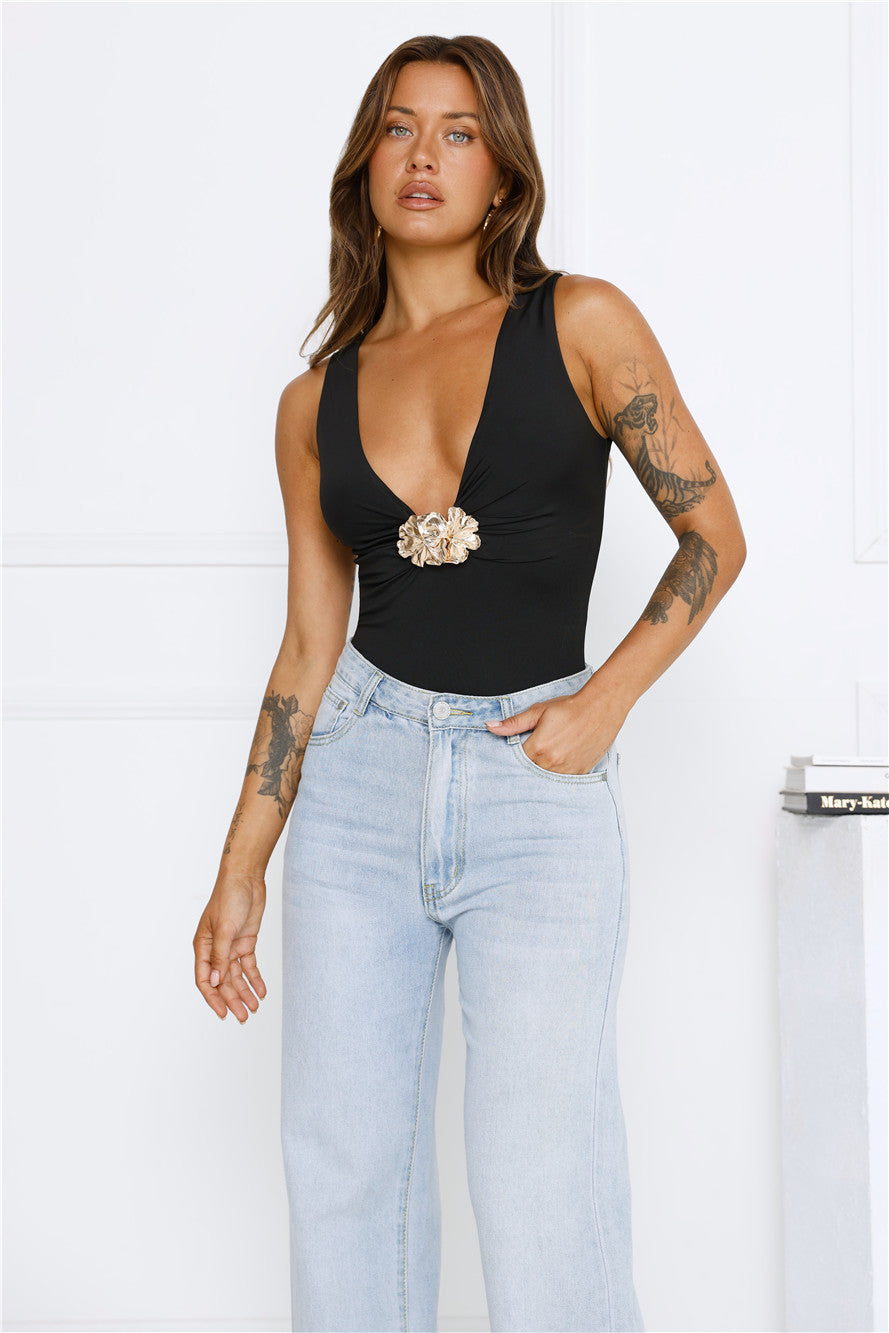 Spicy Season Bodysuit Black