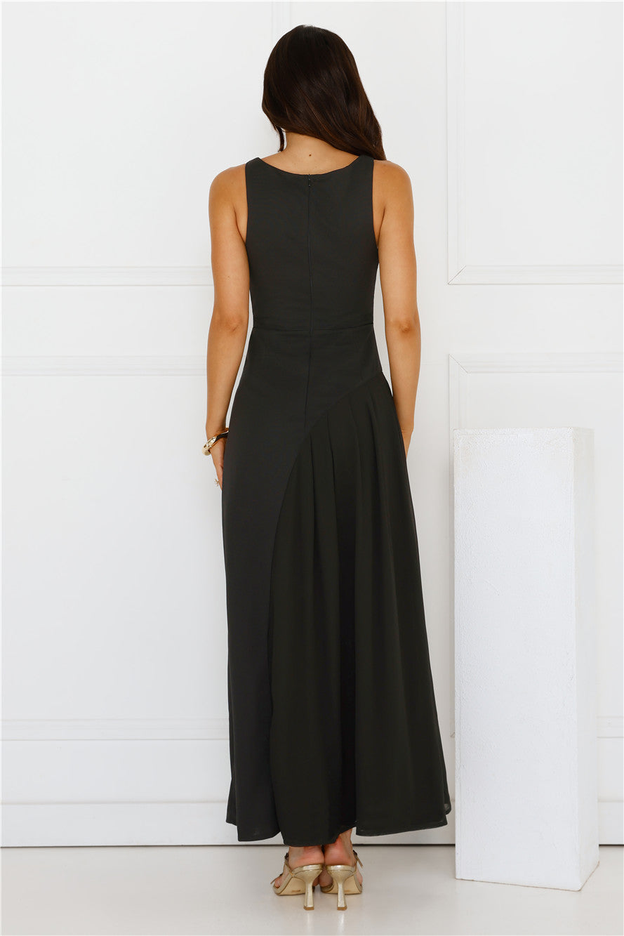 Strut With Style Maxi Dress Black