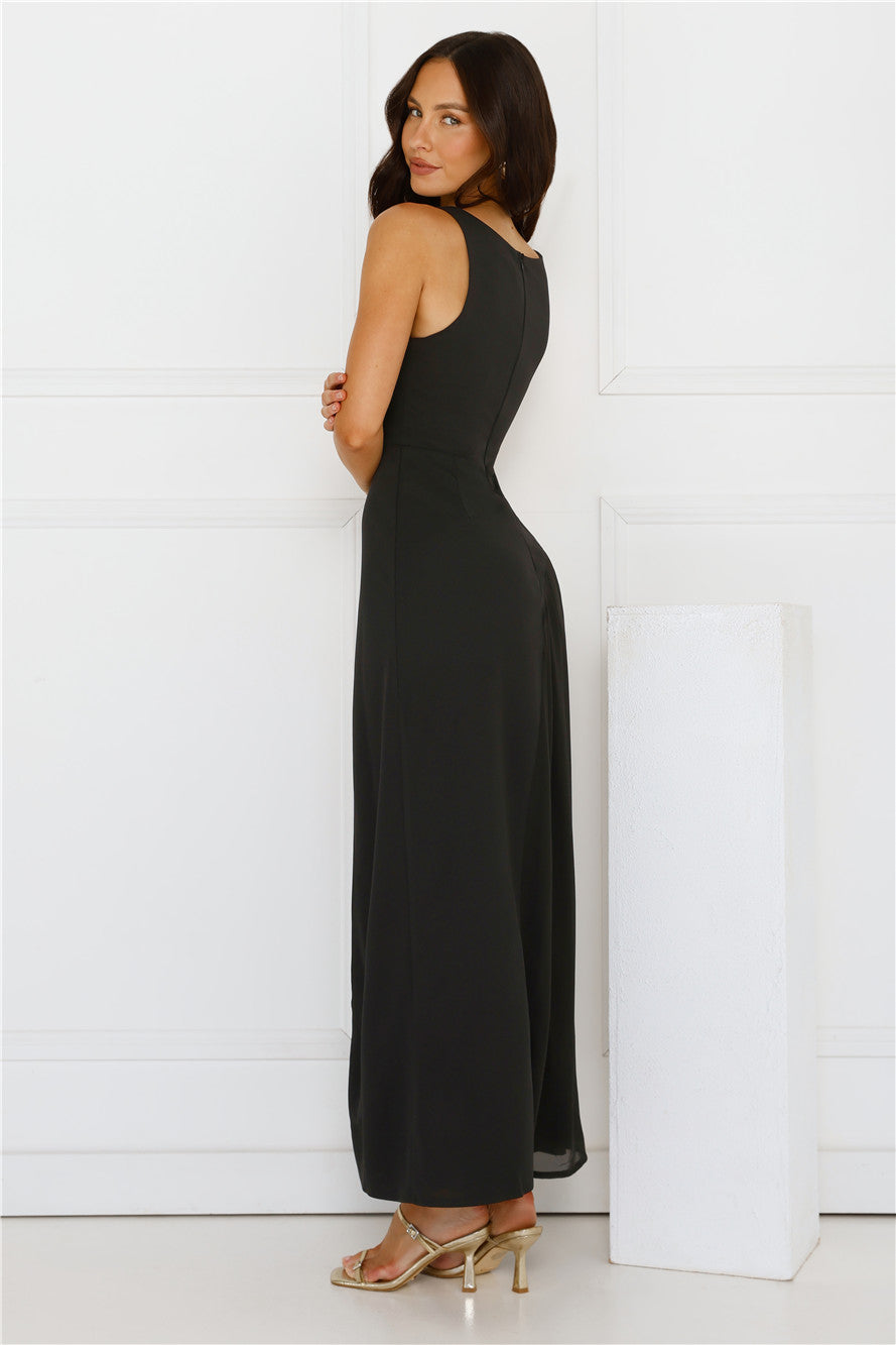 Strut With Style Maxi Dress Black