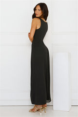 Strut With Style Maxi Dress Black