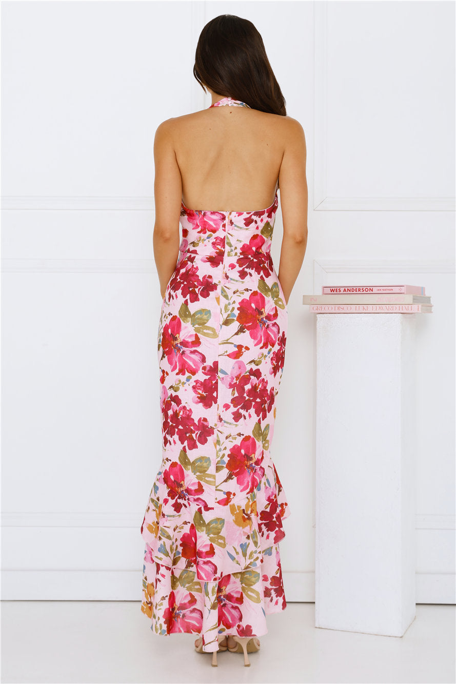Wild Wonder Girl Maxi Dress Pink