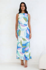 Technicolor Love Maxi Dress Print