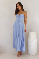 Lovely Soiree Maxi Dress Blue