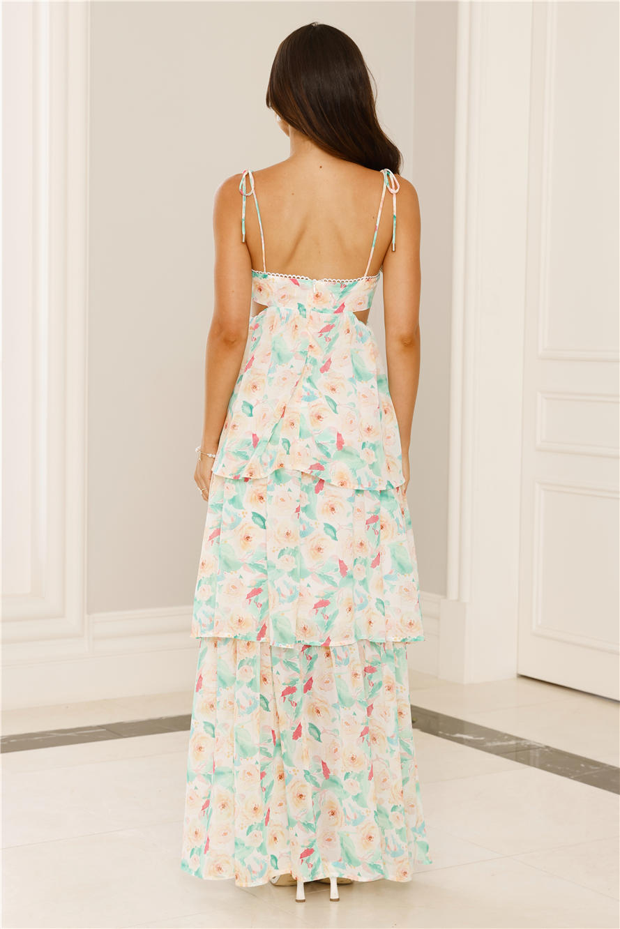 Hamilton Island Maxi Dress Green