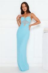 Oceanfront Escape Maxi Dress Blue