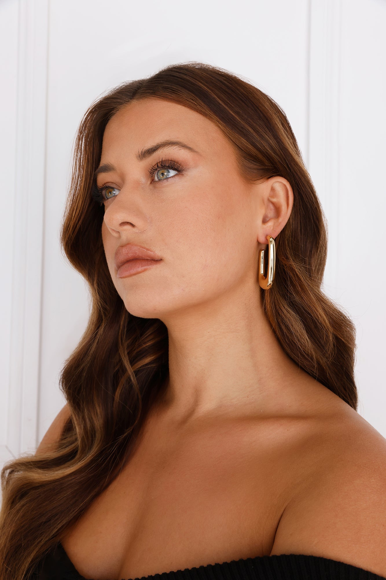 Made Up My Mind Earrings Gold