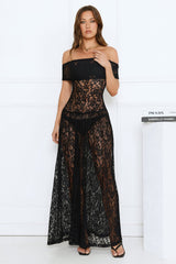 Field Of Dreams Maxi Dress Onyx