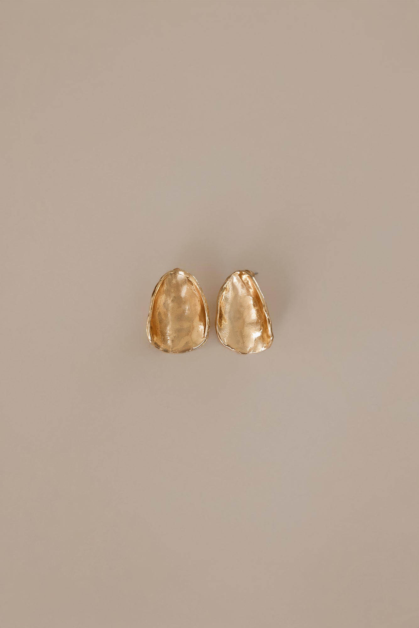 When In New York Earrings Gold