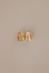 When In New York Earrings Gold