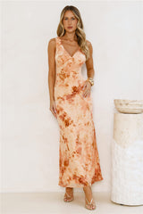 Rule The Night Maxi Dress Orange