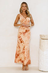 Rule The Night Maxi Dress Orange