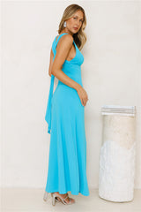 Romance Unveiled Maxi Dress Blue