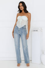 Sweet Berry Strapless Crop Top Sage