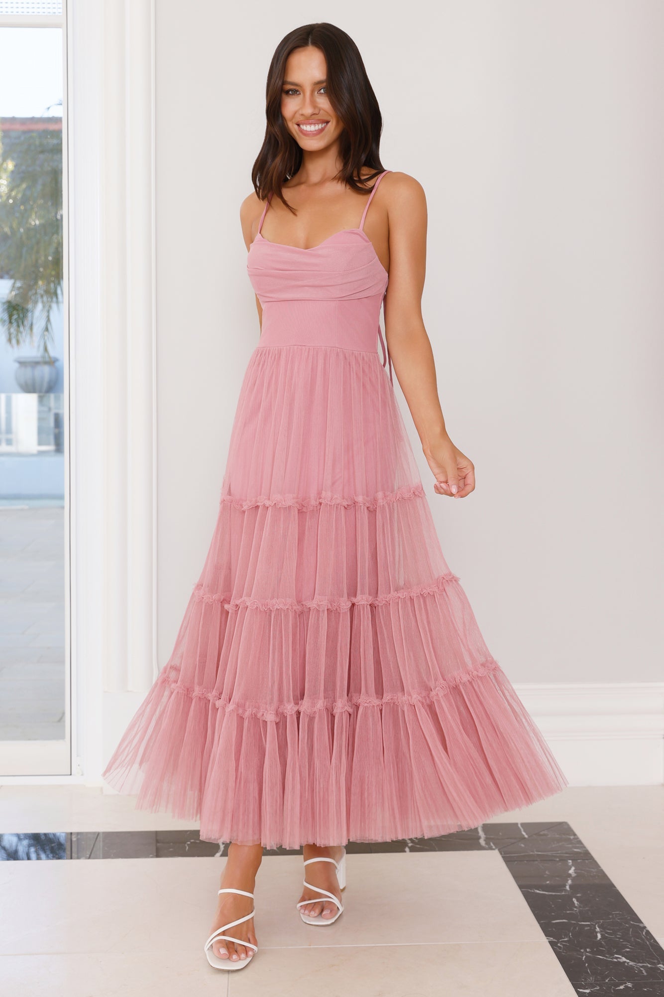 Never Declined Maxi Dress Pink